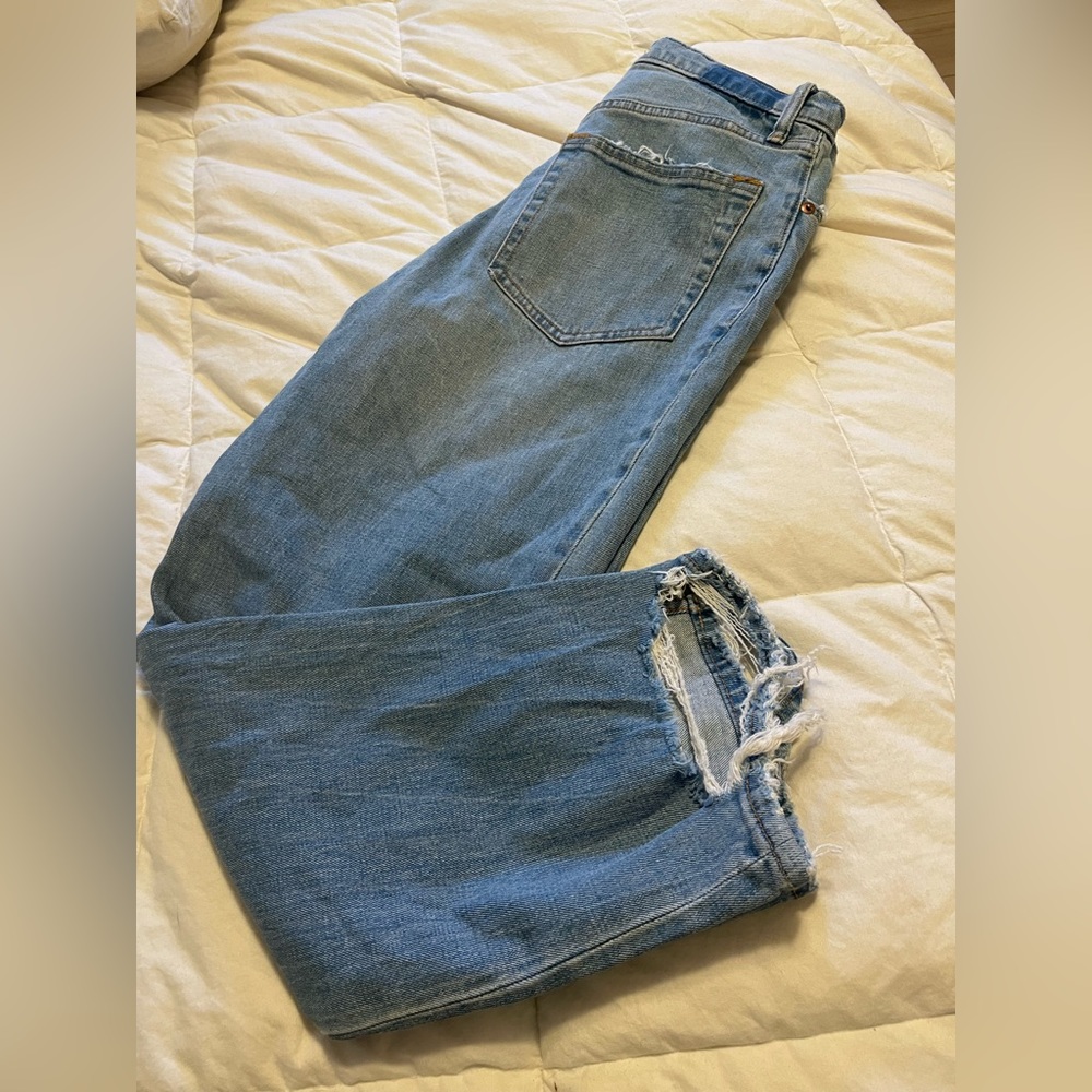 Abercrombie & Fitch Ankle Straight Ultra High Rise